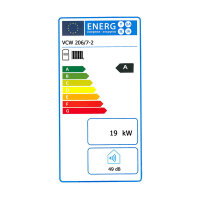 Vaillant Paket VCW206/7-2 ecoTEC pure Gas-Brennwert-Kombi-Heiztherme Erdgas E/H inkl. Regelung - Abgaspaket zur Auswahl