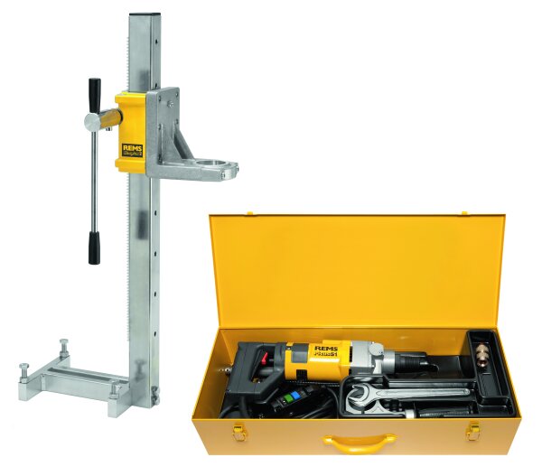 REMS Picus S1 Kernbohrmaschine im Set mit Simplex 2 Bohrständer