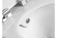 Wand-Tiefsp&uuml;l-WC sp&uuml;lrandlos mit Bidet-Funktion, inkl. Slim WC-Sitz mit Absenkautomatik, wei&szlig;