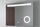 Multifunktionsspiegel mit LED Licht, Datum, Uhr, Bluetooth, Kosmetikspiegel, 60 x 80 cm