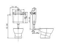 Ecotop Sp&uuml;lkasten 9 Liter wei&szlig;