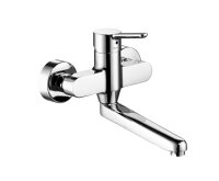FORMAT Wand-Sp&uuml;ltisch-Einhebelmischer, schwenkbar chrom