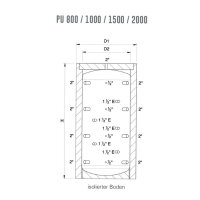 Ochsner &Ouml;ko-Master&reg; Puffer-/Trennspeicher PU 800 inkl. Isolierung