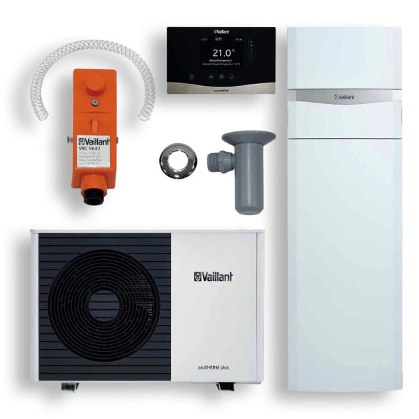 Vaillant Wärmepumpen Paket 4.36 aroTHERM plus VWL 55/6A S2 mit uniTOWER plus VIH QW190