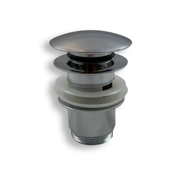 Ablaufventil 1 1/4“ mit  Click-Clack-System, chrom