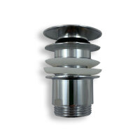Ablaufventil 1 1/4&ldquo; mit  Click-Clack-System, chrom