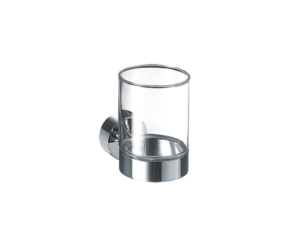 Universal-Halter verchromt, für Glas/Seifenspender/Seifenschale