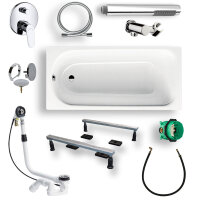 Exclusive-Badewannen Set inkl. Badwanne 180x80cm,...