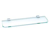 Design Ablagekonsolen ohne Ablage, 1 Paar chrom