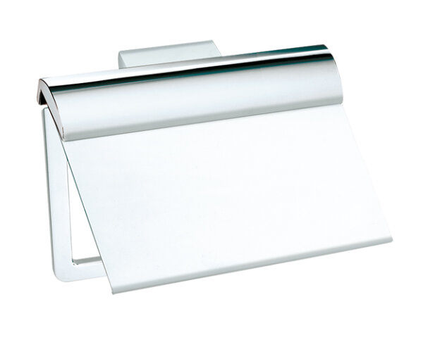 Design Bügelpapierhalter chrom, mit Deckel
