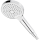 Handbrause mit Drucktaste, rund, 3-fach verstellbar, chrom