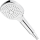 Handbrause mit Drucktaste, eckig, 3-fach verstellbar, chrom