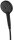 Handbrause mit Drucktaste, rund, 3-fach verstellbar, schwarz matt