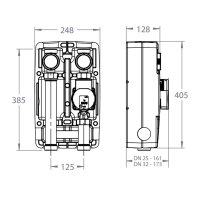 ZUP&reg; Pumpengruppe &quot;H2O&quot; ungemischt mit IMP NMT Mini 25/40-180 Ladepumpe