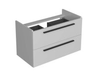 Sharp 85 Unterschrank wei&szlig; gl&auml;nzend, Griff...