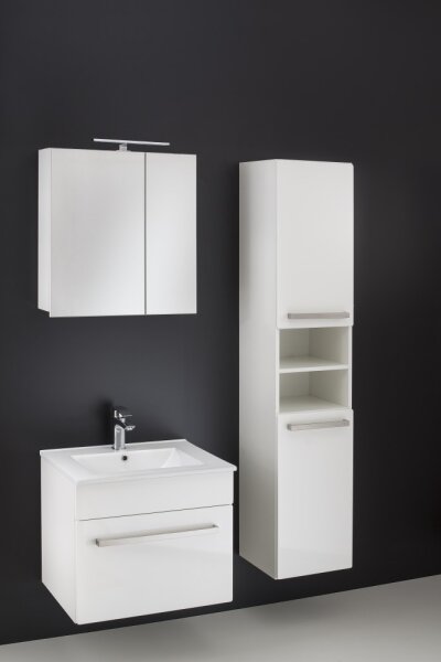Tia 170 Hochschrank, weiß glänzend