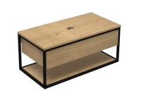 Riddle 90 XL Unterschrank mit Schublade, Eiche authentic