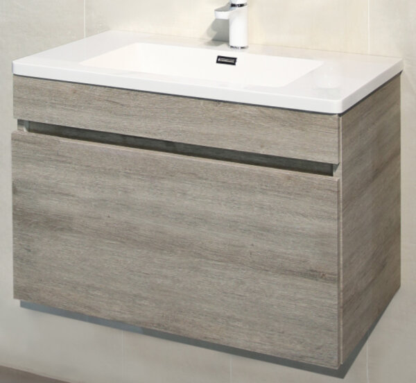 Glory 80 Unterschrank mit Waschtisch, grey mara