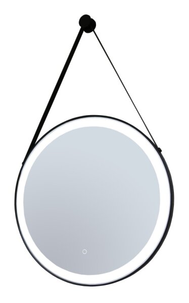 Frame 70 Spiegel mit LED-Beleuchtung, schwarz