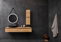Elegant Waschtischunterschrank 80cm, Hamilton Eiche