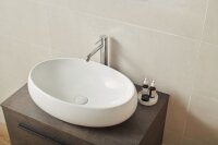Lilian Aufsatzwaschtisch, Keramik wei&szlig;, Durchmesser 46,5