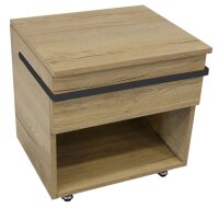 Altlas Unterschrank auf R&auml;dern, Eiche halifax