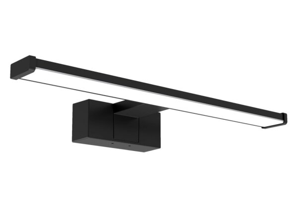 Bela LED-Beleuchtung für Spiegelschrank, schwarz, 12W, 960lm 4000K IP44