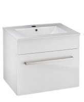 4-teiliges Badm&ouml;bel-Set TIA - wei&szlig; gl&auml;nzend