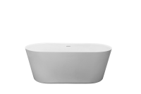 HOPE freistehende Badewanne 165x75 cm, wei&szlig;