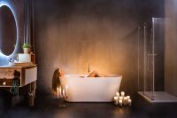 HOPE freistehende Badewanne 165x75 cm, wei&szlig;