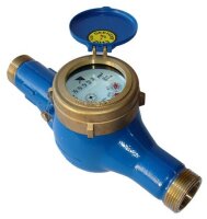Wasserz&auml;hler Nassl&auml;ufer horizontal, kalt, DN20