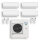 Panasonic TZ Compact Style Klimaanlagen-Set inkl. 4 Innenger&auml;te, Wi-Fi, R32, 9 kW