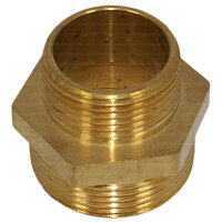 Viega Rotguss Reduzierdoppelnippel 1" x 1/2"