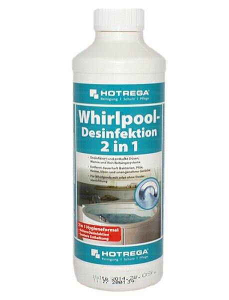 Hotrega Whirlpool-Desinfektion 2 in1 500 ml Flasche (Konzentrat), H150200