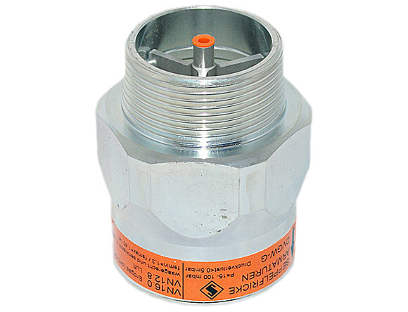 Seppelfricke Strömungswächter 16 m - 3 h, Einbau hinter dem Druckregler DN 40