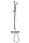 Hansgrohe Brausenkombi Handbrause Croma 2jet/Thermostatarmatur Ecostat 1001 und Brausestange UnicaS 900mm