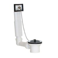 Ab- und &Uuml;berlaufgarnitur mit Kugelkette 250 mm
