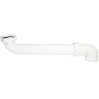 Kunststoff-Siphon Ablaufbogen, 1 1/2&quot; x 1 1/2&quot;...