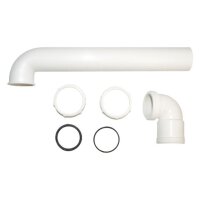Kunststoff-Siphon Ablaufbogen, 1 1/2&quot; x 1 1/2&quot;...