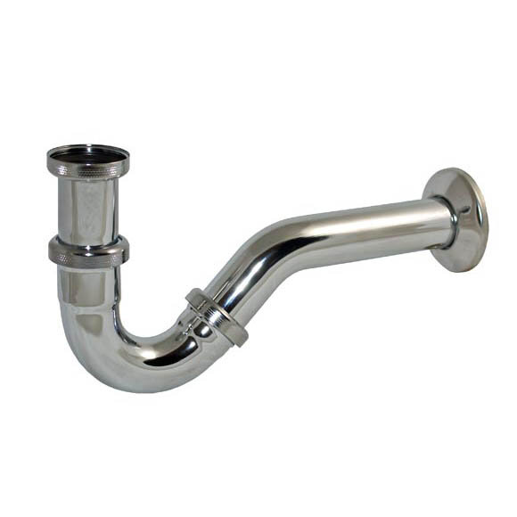 Viega Bidet-Röhren-Siphon 1 1/4" chrom
