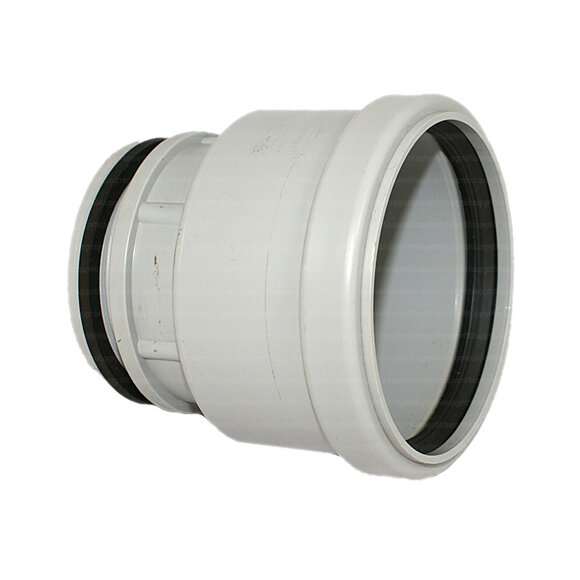 Viega Zulaufstutzen in 70mm, Kunststoff grau