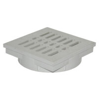 Viega Aufsatz zu Bodenablauf 150mm, Kunststoff grau