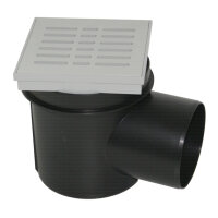Viega Kellerablauf Kellermeister 100mm, Kunststoff schwarz