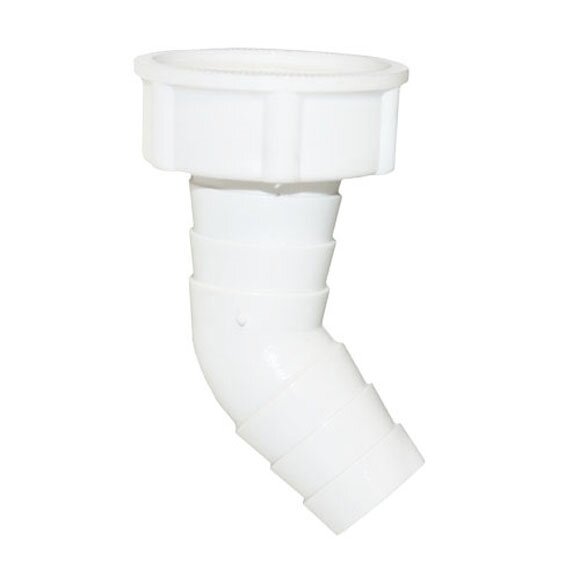 Viega Schlauchverschraubung 45 Grad 20-24mm Kunststoff weiß