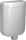 Pagette Sp&uuml;lkasten schmale Ausf&uuml;hrung (34,3cm), wei&szlig;