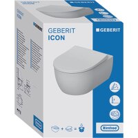 Geberit Tiefsp&uuml;l-WC iCon, 6l, wandh&auml;ngend...