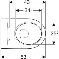 Geberit Tiefsp&uuml;l-WC iCon, 6l, wandh&auml;ngend...